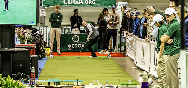 CDGA Longest Putt at the Chicago Golf Show